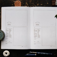 OURS Studio - 'Research Notes' Dated A5 Journal Notebook/Planner