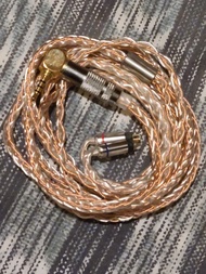 單晶銀銅混織耳機升級線 2.5mm灣頭 0.78 heir noble  64 audio 2.5/2pin
