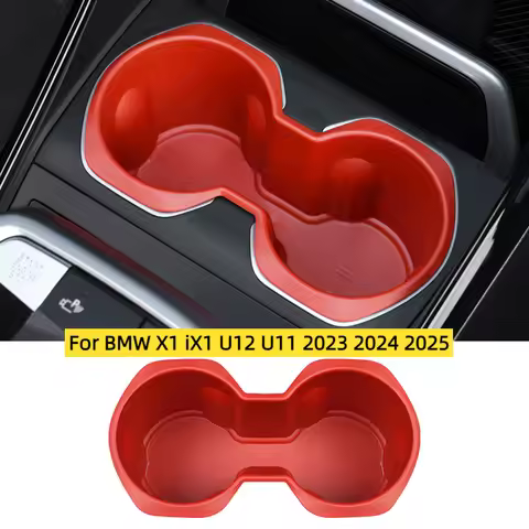 For BMW X1 iX1 U12 U11 2023 2024 2025 Car Water Cup Cover Mat Trim Style Accessories