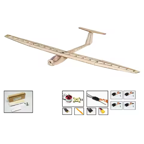 Mini Drone Dancing Wings Hobby F1501 Balsa RC Airplane Glider 1550mm Wingspan Aircraft DIY KIT
