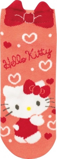 J's Planning - Sanrio-絲帶襪-Hello Kitty-(22-24cm)