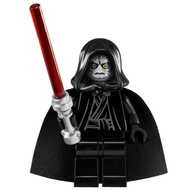 Original Lego Star Wars - Emperor Palpatine (Light Bluish Gray Head, Black Hands) 8096 10188 Minifig