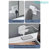 RR Travel Friendly Plug Adapter 2Pin Flat to Three Double Hole Socket Expansion