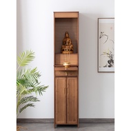 HY/💯Buddha Shrine Altar Household Buddha Cabinet Clothes Closet Altar Buddha Shrine God of Wealth Statue Cabinet Shrine