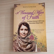BOOK THOUSAND MILES OF FAITH BY KRISTIANE BACKER