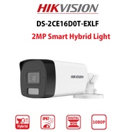 2MP Hikvision DS-2CE16D0T-EXLF Smart Hybrid Light Fixed Mini Bullet Camera - Hikvision Analog Camera