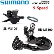 Shimano Alivio M3100 9S Right Shifter Lever Rear Derailleur SGS 9 Speed For MTB Bicycle Mountain