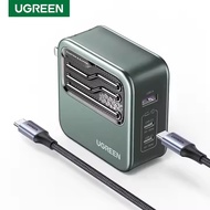 UGREEN 140W 2C1A GaN Charger Foldable Punk Style Set PD3.1 QC5.0 100-240V W/1.5M Braided Cable