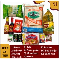 BAKUL MAKANAN /SET BARANG KERING/BARANG DAPUR MURAH/HAMPER FOOD BOX/GIFT/GROCERIES/SET BARANG DAPUR/