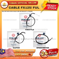 SUZUKI FX125/ FUL TOKAHI THROTTLE/ CLUTCH/ SPEEDOMETER/ METER CABLE