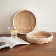 Byhand Limited Rattan TRAY/Rattan TRAY Organizer - Aesthetic Decoration/SENNA TRAY
