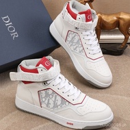 2024Dior botas B27 Men's Casual Fashion Sports Board Shoes High-Top Men's Shoes tenis NDKI