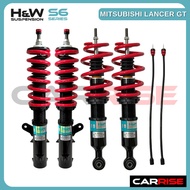 H&W Suspension S6 Series - Mitsubishi Lancer GT