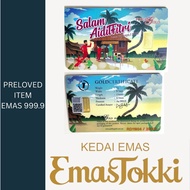 Emas Tokki 1.00g 999.9 Gold bar - PUBLIC GOLD ( Preloved )