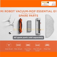 (Ready Stock)[Accessories]Xiaomi Mi Robot Vacuum-mop Essential G1 MJSTG1 Mijia Vacuum Cleaner Parts Replacement Main Brush Side Brush Hepa Filter Mop Cloth