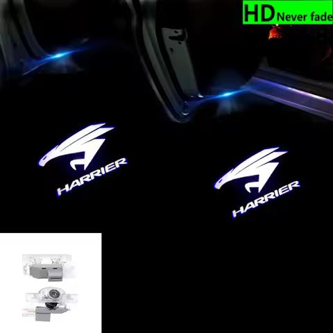 LED Car Door Welcome Light Ghost Shadow Courtesy Lamp Accessories For TOYOTA Harrier U30 XU60 XU80 A