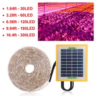 LED 20W Solar Panel Grow Light Full Spectrum 5V Grow Light Strip 2835 LED Phyto Lamps For Plants Gre