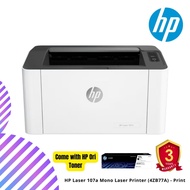 HP Laser 107a Mono Laser Printer  (4ZB77A) - Print