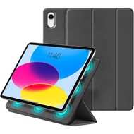 สำหรับ iPad 10th Generation Case 2022 Slim Smart Folio Magnetic Cover สำหรับ iPad 10.9นิ้ว10th Genmulti Angle Stand Auto Wake/sleep Smart Cover สำหรับ iPad Pro 11 2022 2021 2020/Air 5 Air 4 /Mini 6 (ไม่มีกรอบ)