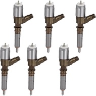 6PCS Fuel Injector 326-4756 32F61-00014 For Caterpillar CAT C6 C6.4 C4.2 Engine 312D 313D 320D 321D 