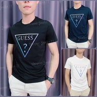 LOCAL Ready STOCKPremium Baju GUESSLelaki T-shirt GUESS HIGH QUALITY 【100%CottonSame as Original】809