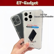 Transparent Case Samsung A15 5G/A25 5G/A35 5G/A55 5G Soft Clear Casing Cemera Lens Protection