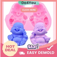 Do4You 2 Cavity Buddha Silicone Mold DIY Craft Resin Candle Mold Epoxy Resin Silicone Mould  Acuan S