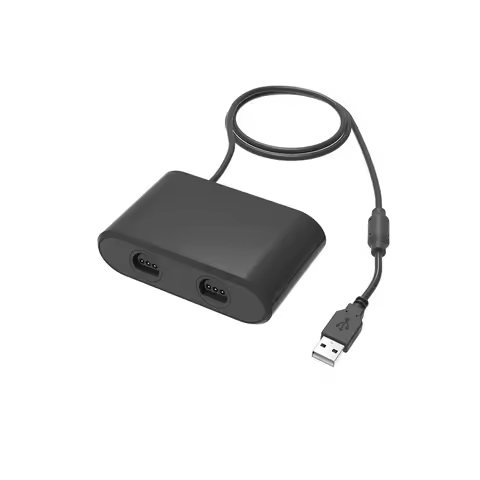 Controller Convertor For N64 game Controller Adapter to for Switch NS/ PC Windows 2 Ports USB Adapte