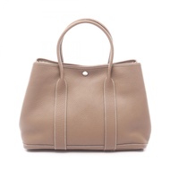 【二手】愛馬仕 (Hermes) 托特包 Garden Party PM Etoupe 皮革 Garden Party PM Etoupe 女士二手 A