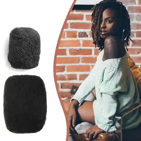 Afro Kinky Bulk Human Hair For Dreadlocks Extensions Repair Locs Twist Braiding QVR Afro Kinky Curly