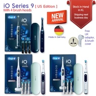Oral-B iO Series iO9 Ultimate Clean White Alabater Electric Toothbrush 4 Brush heads Charging Travel