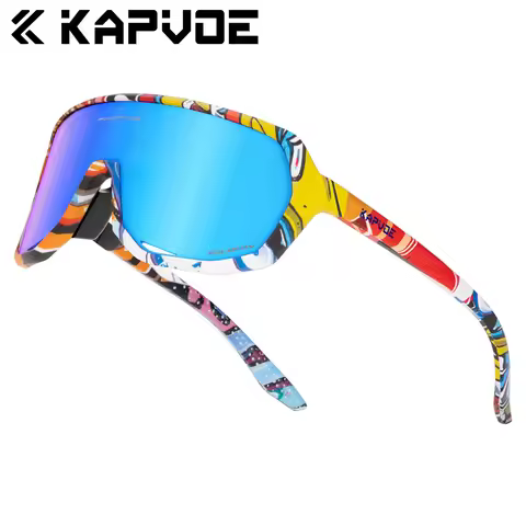 Kapvoe Polarized Hiking Eyewear Cycling Sunglasses Baseball Sports Sunglasses UV400 Men Women Cyclin