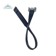 M.2 to Oculink 4i Extension Cable for M.2 Mkey NVME to SFF8611 Adapter Cable PCIe 4.0 X4 Gen4 Silver