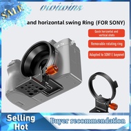 viviwins VRIG 65.9mm Rotatable Tripod Mount Lens Collar Foot with Quick Release Plate 1/4in & 3/8in 
