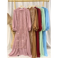 Women's Lace Apron Dress