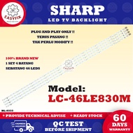 LC-46LE830M / LC-46LE835X / LC-46LE530M SHARP 46 INCH LED TV BACKLIGHT ( LAMPU TV ) 46L830 46L830M L