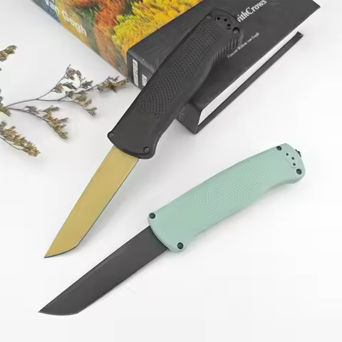 Camping Folding Knife Tanto Blade Nylon Brazed Handle High Hardness Tactical Knife Outdoor Adventure