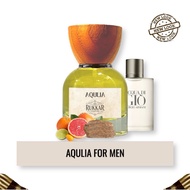 Rukkar Perfume AQULIA - Men's Perfume, Citrus Aroma, Tropical and Masculine Sea Freshness
