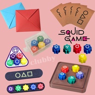 Squid game toy gonggi ddakji squid game batu seremban educational toys Korean permainan board game