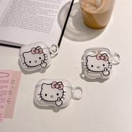Hello Kitty Cartoon Airpods Case for Airpods Pro Compatible with Apple AirPods 1 2 3 Pro 2 Shockproof Cover Protective Casing