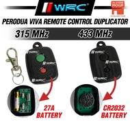 Perodua Viva 315mhz / 433mhz Remote Control Duplicator