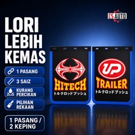 1set Lorry Mudflap 1 Ton 3 Ton 5 Ton Getah Tayar Lori Mudguard