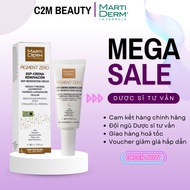 Night cream brightens skin, fades pigmentation, maintains after hydroquinone martiderm pigment zero 