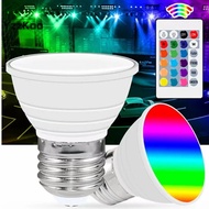 YzzKoo RGB LED Light E27 LED Bulb 220V Colorful Smart Lamp GU10 Spotlight Lamp E14 Lampe Led Gu5.3 L