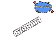 PRASIDBQX 10Pcs Compression Spring, Silver 0.6mm Wire Size Extended Compressed Springs, Durable 6mm 