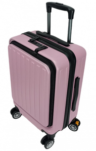 Centsible 20吋前開蓋多功能ABS+PC指南針行李箱 粉色