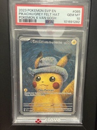 PSA 10 Pikachu with Grey Felt Hat 085 Pokémon X Van Gogh card