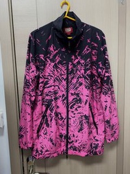 Onitsuka tiger 黑粉紅 別注 風褸 L