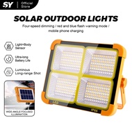 New solar rechargeable outdoor light /288-LED/USB, waterproof, super bright/multi-functional conveni