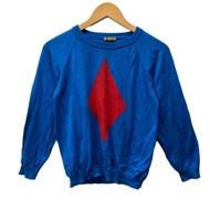 ete PETER JENSEN Jens Sweater Size xs blue Red Women Long sleeves Direct from Japan Secondhand